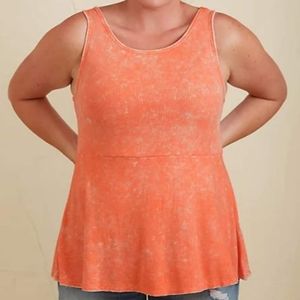 Torrid 2(18/20)  Super Soft rib coral mineral wash